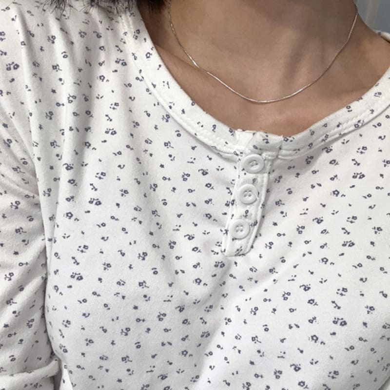 mosxe [925silver] Glitter snake necklace