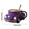 Elegant Resin Coffee Mug Smooth Interior Easy Hand Wash Stainless Steel Thermal Layer Office Home Essential