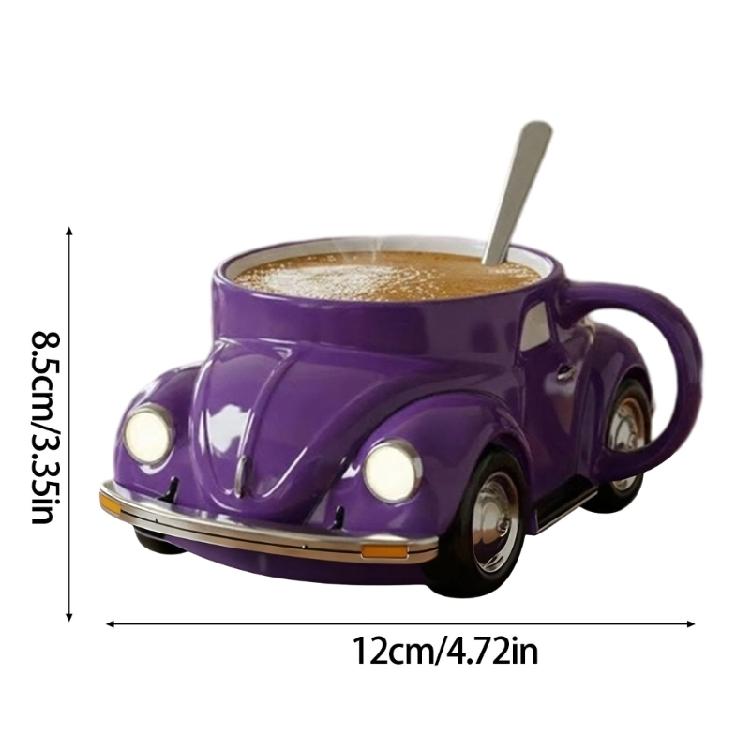 Elegant Resin Coffee Mug Smooth Interior Easy Hand Wash Stainless Steel Thermal Layer Office Home Essential