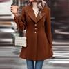 Womens  Jackets Buttons Fall Casual Windbreaker Coats Jacket Outerwear With Pockets