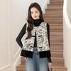 Women's New Chinese Style Loose-Fit Color-Block Vest