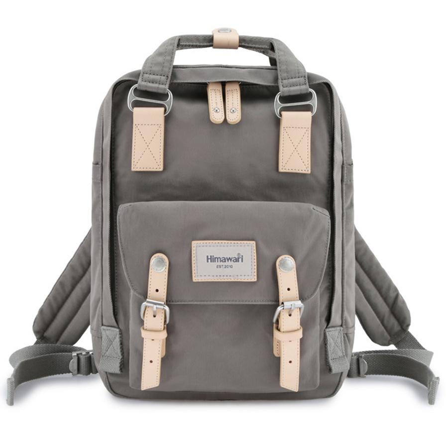 Spacious Backpack with Space for a 14" Laptop, Gray - Himawari