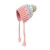 Korean Version of Children's Hats Autumn and Winter Girls Wool Hats Knitted Colored Hairballs Baby Ear Hats Boys Warm Winter