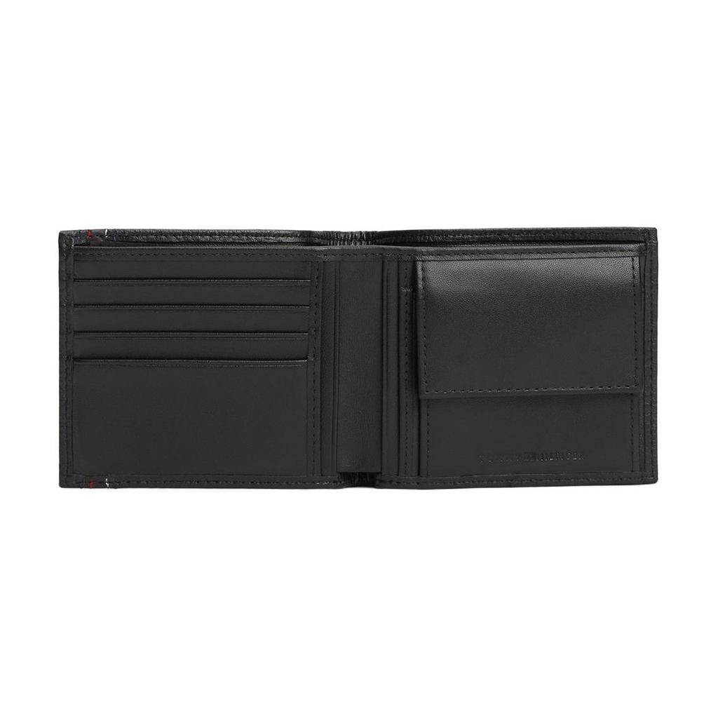 Tommy Hilfiger Business Casual Pebbled Texture Card Holder Wallet Men Wallet Black AM0AM14233