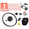 20 Inch LED Rear Wheel Motor Hub Electric Bicycle E-Bike Conversion Kit 36V 250W Waterproof Wire For Both V Brake and Disc Brake