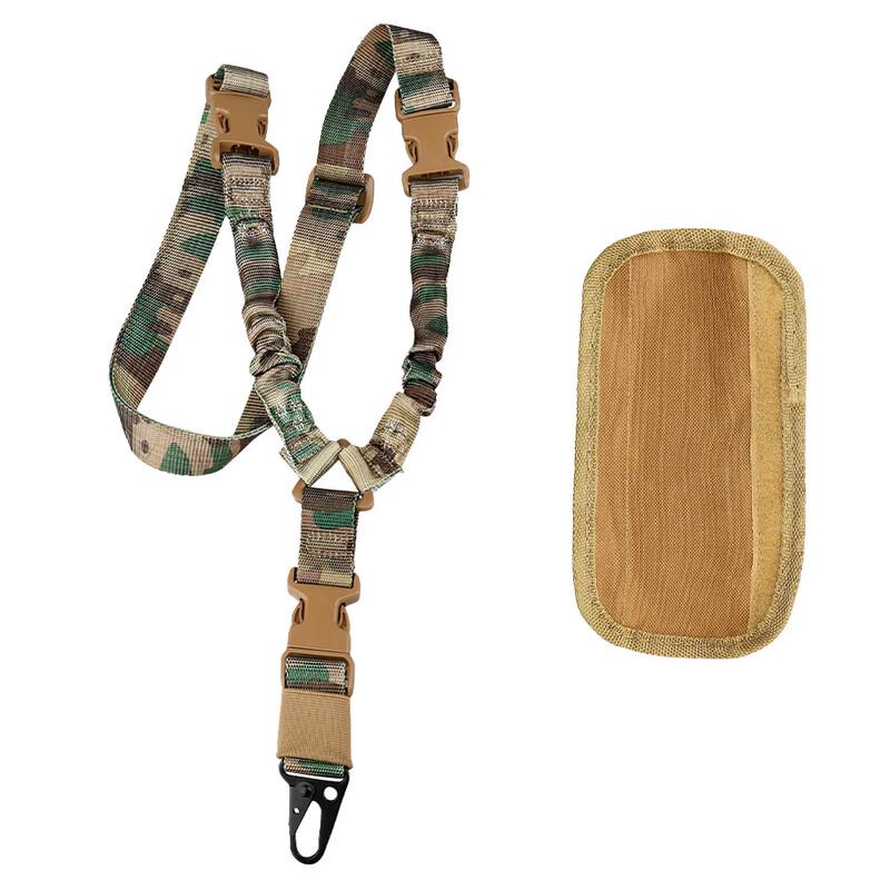 Tactical Single Point Sling with Shoulder Pads (Pair)