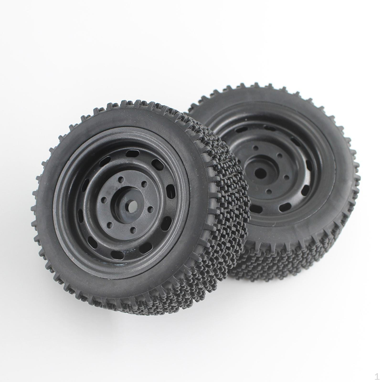 

2Pcs 1/16 RC Wheels and Tires Upgrade Maintenance Modification Accessories with Wheel