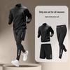 Ensemble de Fitness à Séchage Rapide en Soie Glacée pour Homme: T-shirt à manches courtes et débardeur pour la course à pied et le cyclisme en été