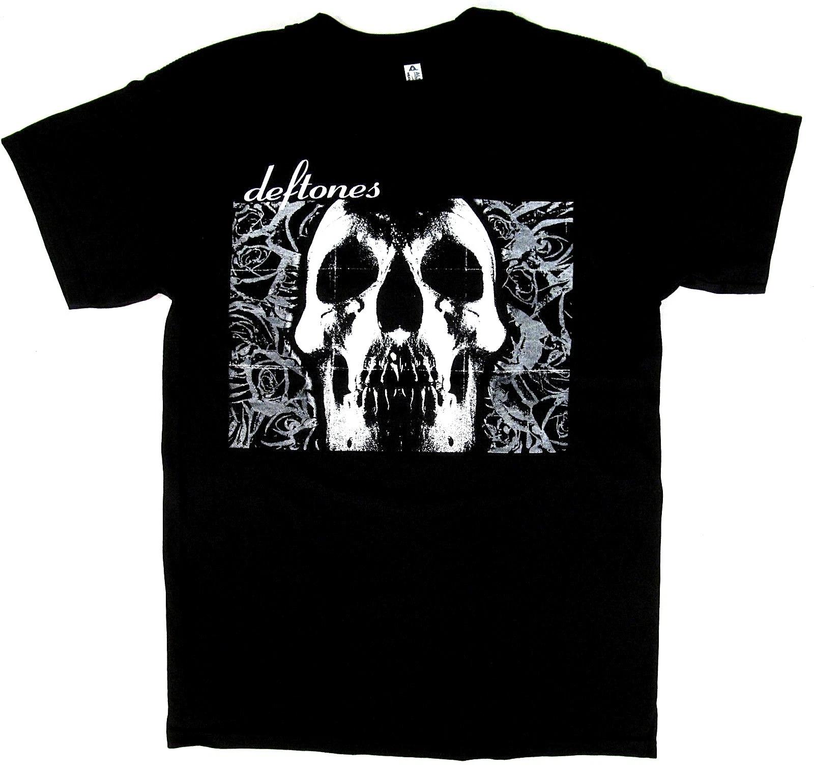 DEFTONES T-shirt Rock Music Nu Metal Skull Tee Adult Men s Black New S