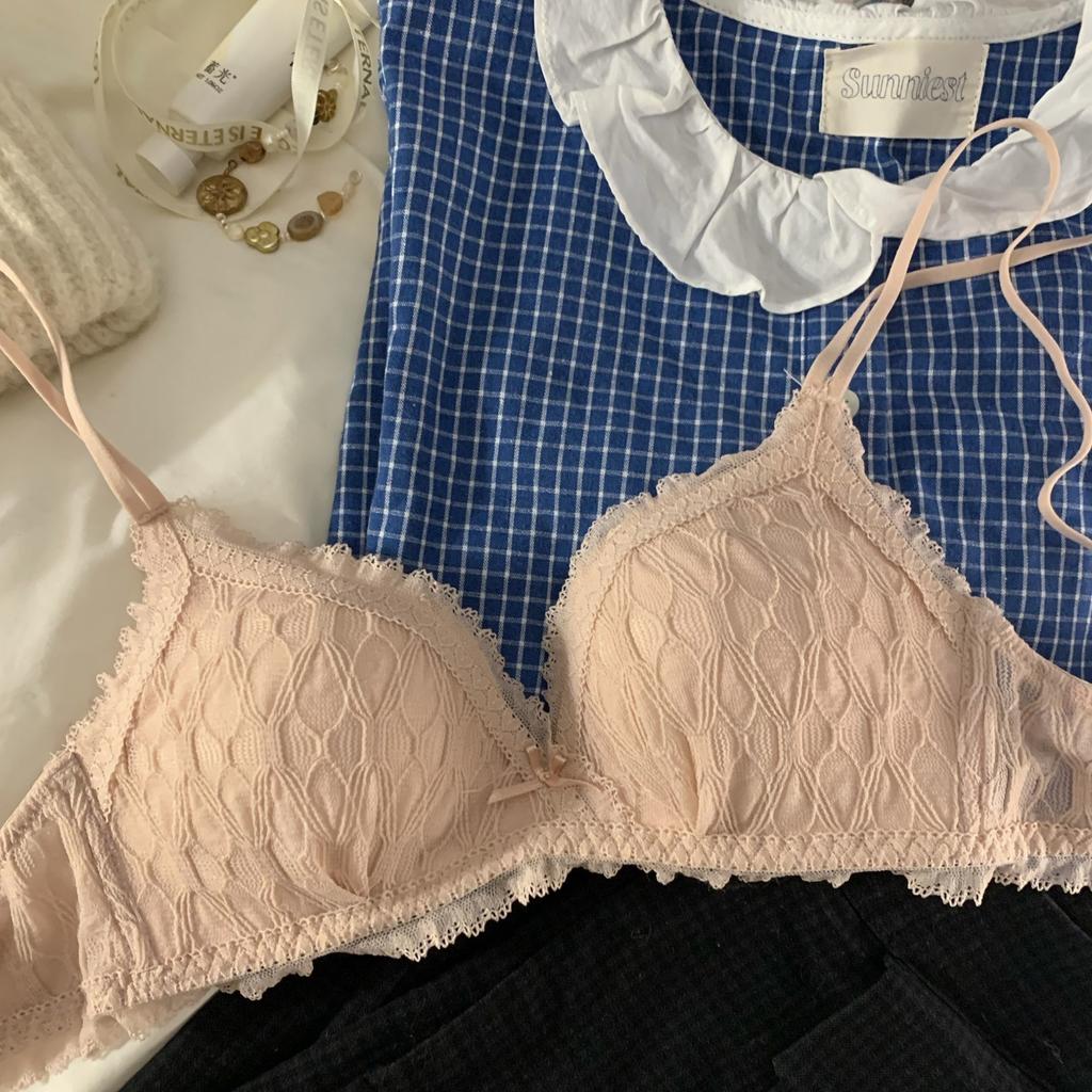Simple Deep V Bras For Women Bras Backless Breathable Female Underwear Soft Lingerie Fashion Women's Underwear