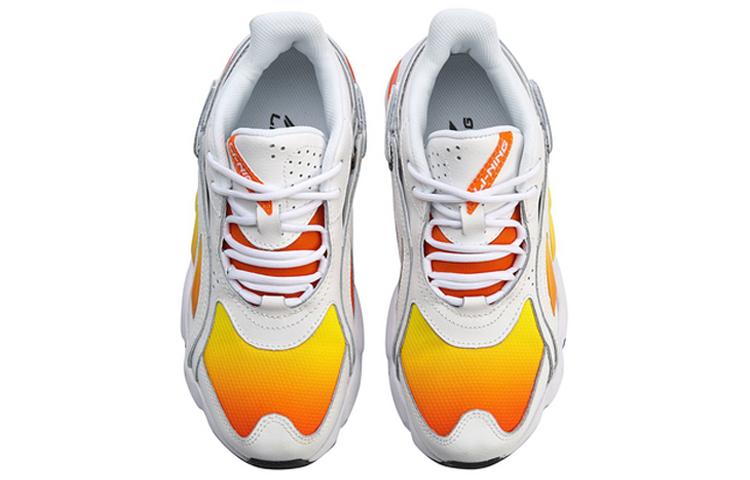 Li Ning Butterfly Low Top Chunky Sneakers Women's White Orange AGCN276-5