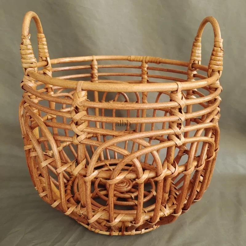 Baby Doll Toy Newborn Photography Posing Shooting Studio Assisted Boys Girls Gift Baby Photo Props Retro Basket Weaving