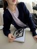 Korean Autumn Style Color-Block Omelet Egg Roll Sweater