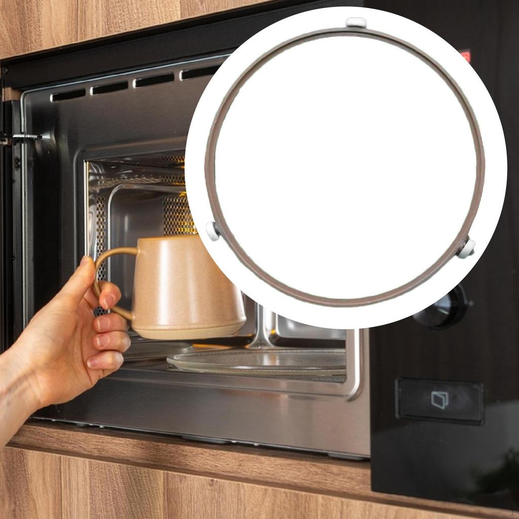 Szklany talerz obrotowy do mikrofalówki, taca, wspornik, uchwyt, akcesorium o wysokiej niezawodności, łatwe w instalacji