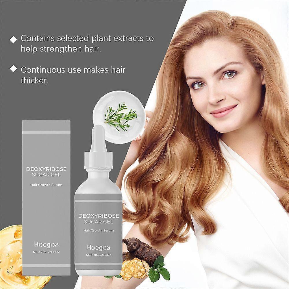 Hair Growth Oil 60ml 2-Pack Hydrating Anti-Dandruff Treatment Moisturizing Repair Serum for Men and Women