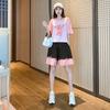 Age-reducing Sports Suit for Women In Summer Fashionable and Stylish Casual Shorts Shorts Large Size Two-piece Set