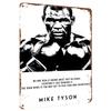 Mike Tyson Motivierende Metallwandkunst Inspirierendes Zitat Boxlegende Dekor für Zuhause Fitnessstudio Büro