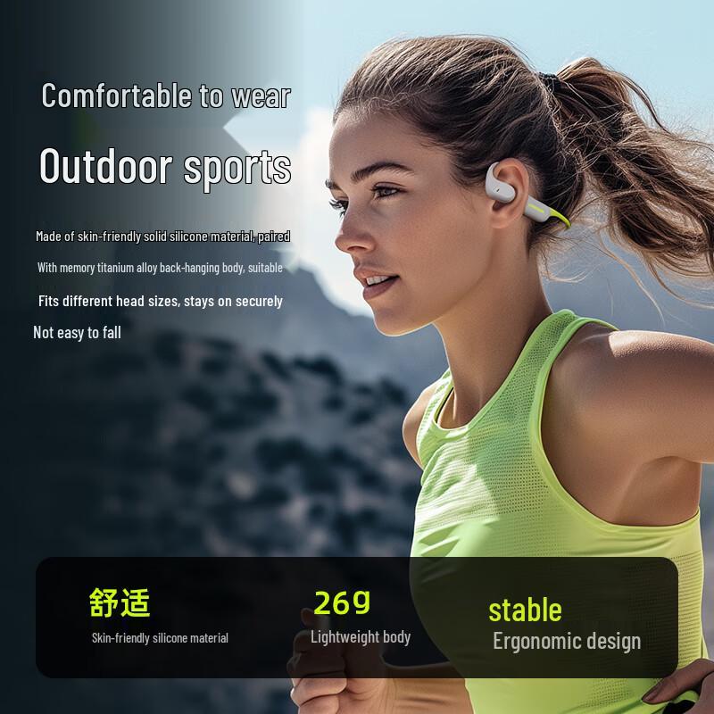 Lantesun AirWavePro Open-Ear Bone Conduction Sports Headphones