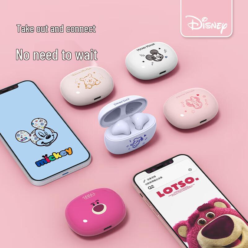 Disney Q2 Winnie the Pooh True Wireless Bluetooth Earphones