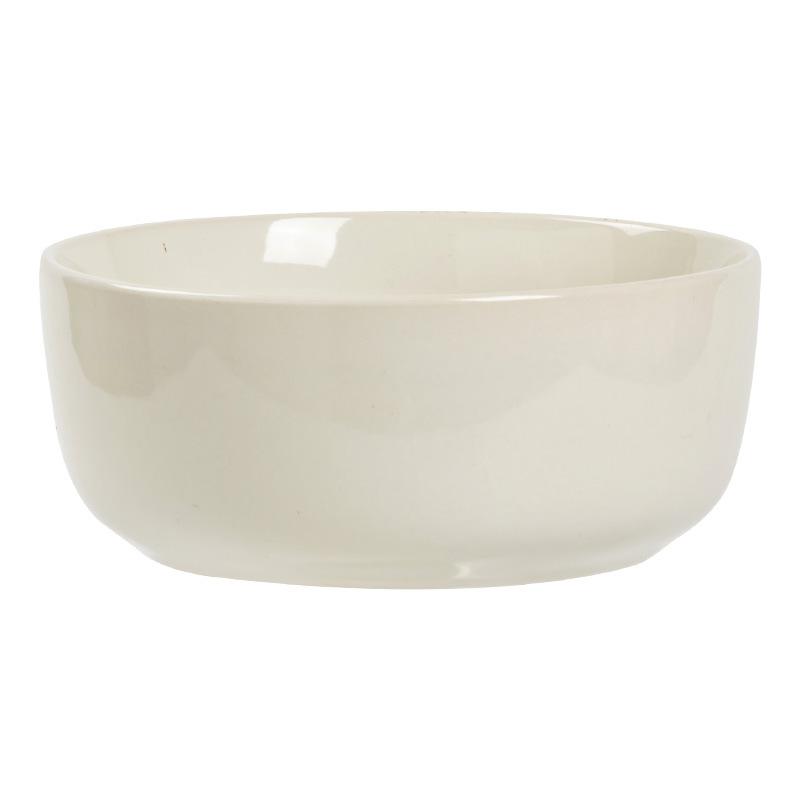 Simple Ceramic Bowl Salad Bowl Home Restaurant Hotel Commercial Tableware Bowl Home Round Vegetable Bowl Instant Noodle Bowl