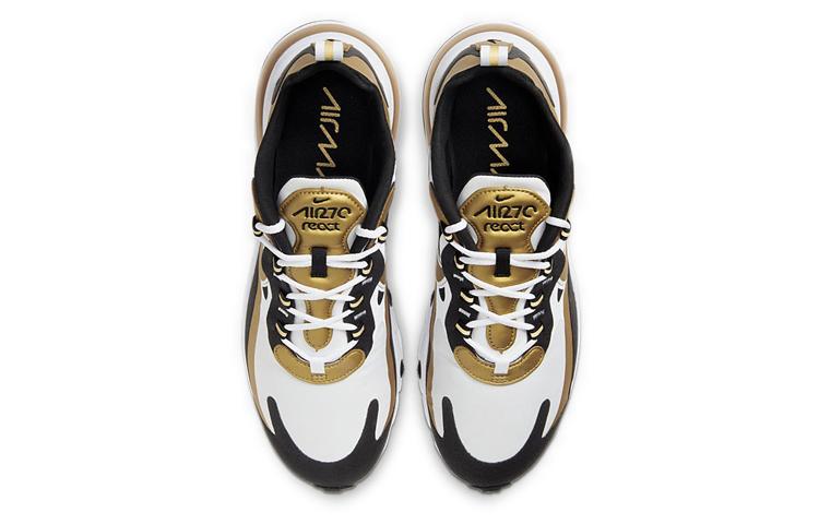 Nike Air Max 270 React White Metallic Gold CW7298-100