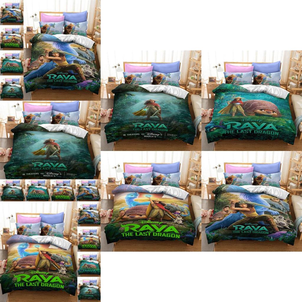 Luxurious Raya And The Last Dragon Bedding Set With Beautiful 3d Printed Design