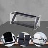 Acrylic Desk Organizer with Remote Control Holder, Decorative Shelf, Bathroom Storage Box