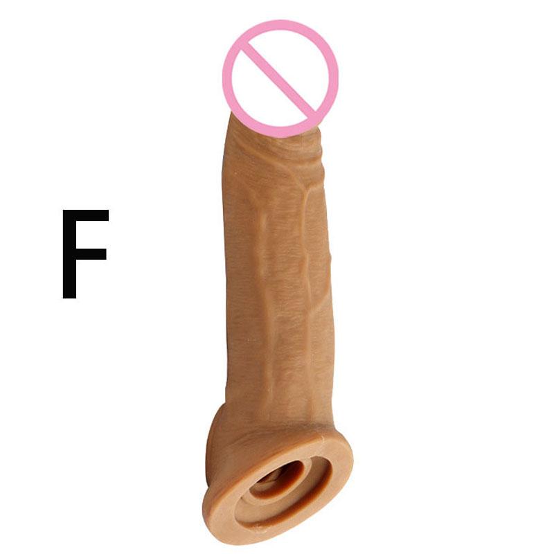 21CM Riesige Penishülle Wiederverwendbares Kondom Männlicher verzögerter Samenerguss Dildo Sexspielzeug für den Mann Realistischer Penis Penisring Erotik Sexshop