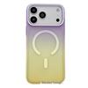 iPhone 17 Pro Max Gradient Magnetic Skin-Feel Matte Protective Case with Metal Frame