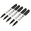 12Pcs Large Capacity Erasable Whiteboard Markers, Water-Based Ink Black Dry Erase Pens for Office School Teaching Supplies