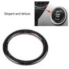 Qiilu Carbon Fiber Car Engine Start Button Ring Decorative Frame Cover for E90/92/93(Blue)