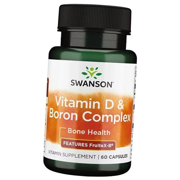 

Комплекс Витамина Д и Бора, Vitamin D and Boron Complex, Swanson 60капс (36280240) 60caps