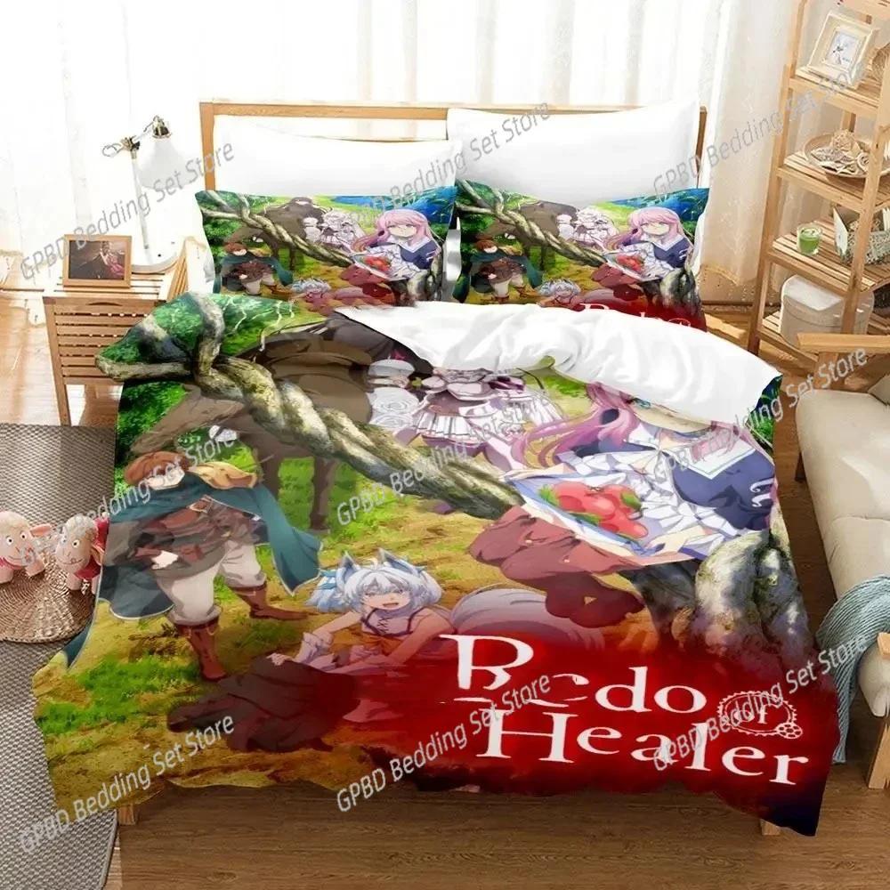 Anime Redo of Healer 3D Duvet Cover Bedding Set Comforter Linen Pillowcases Home Decor Single Double Twin King Queen