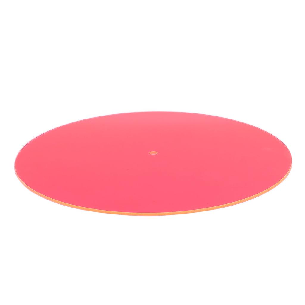 Acrylic Turntable Mat Reduce Noise Improved Sound Quality Anti Static Slipmat for Records 12in