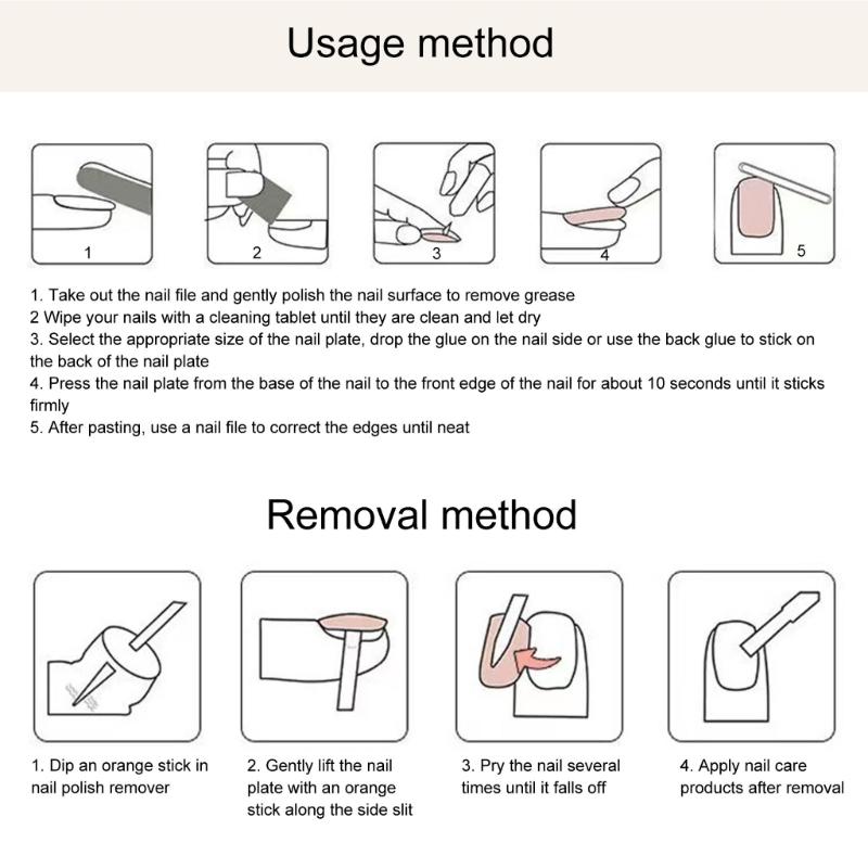 24 Stück Süße Aufdrücknägel Mandelform Klebenagel Glänzend Vollständige Abdeckung Falsche Nägel Maniküre Zubehör für Frauen