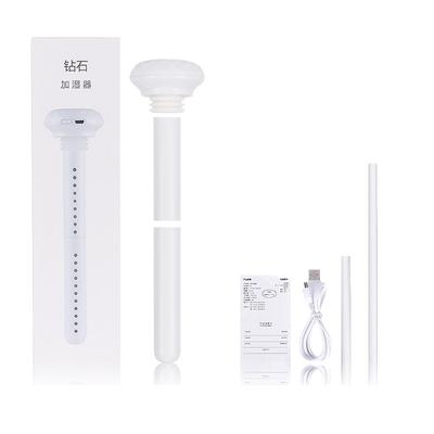 Usb Portable Air Humidifier Diamond Bottle Aroma Diffuser Mist Maker For Home Office Humidification Detachable