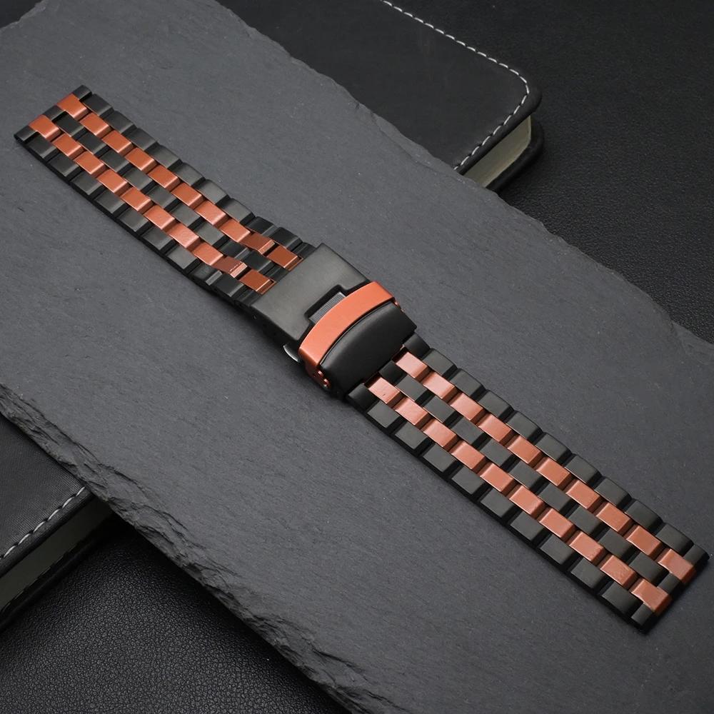 22mm Metal Band For Huawei Watch GT5 Pro 46mm 4 4Pro Stainless Steel Straps For Samsung Galaxy Gear S3 Amazfit Balance GTR 4 3 2