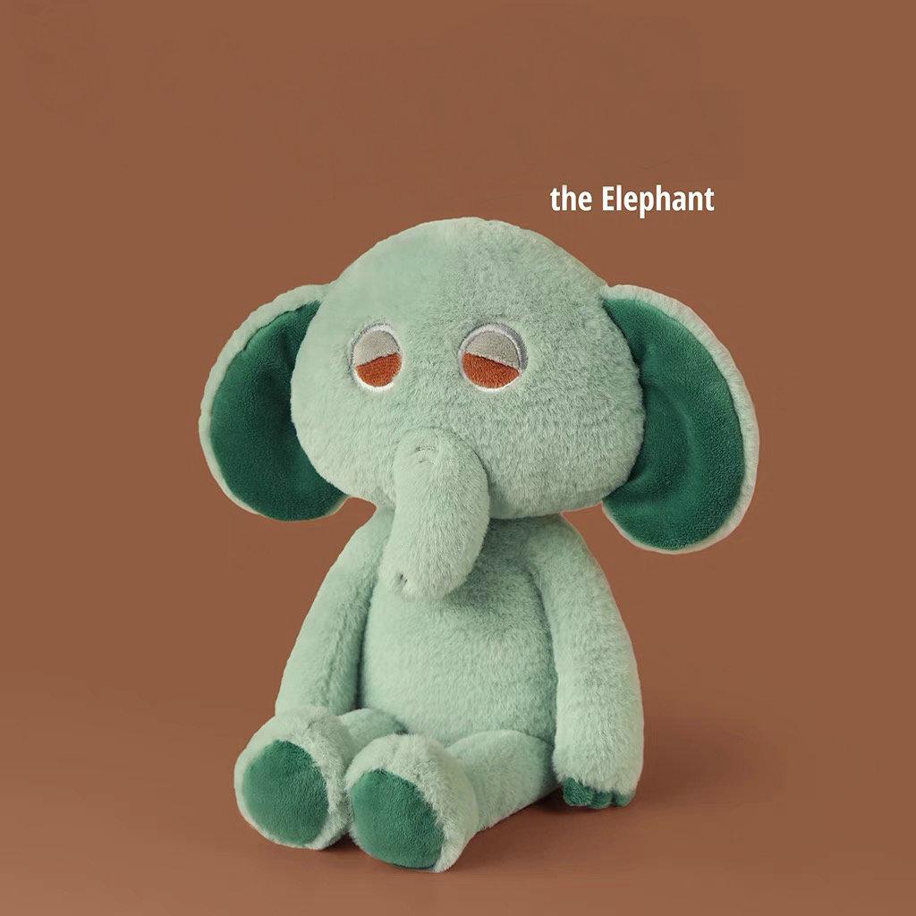 Roze Axolotl Pluche Speelgoed Gevuld Kawaii Slaperige Salamander Witte Kat Tapir Konijn Pluche Knuffel Troost Speelgoed Verjaardagscadeau voor Jongen Meisje about 37cm