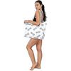 Oversized Waterproof Canvas Beach Bag With 4 Inner Pockets For Travel, Gym, Swimming And Beach Vacations
