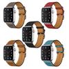Genuine Leather Watch Band for Apple Watch Series 10 42mm/9 8 7 41mm/SE (2023) SE (2022) SE 6 5 4 40mm/3 2 1 38mm