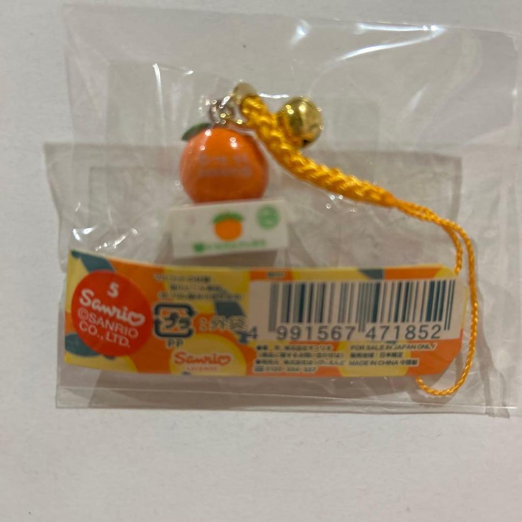 Kitty Kishu Limited Mikan 2004 Wakayama Netsuke Strap