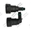 11.8 ID8 auto fuel line quick connector 11.8mm 90 180 degree SAE 10 plastic  fuel line fittings nylon pipe connector 1pc