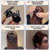 Hair Accessories Hair Clip Round Shape Flexible Hair Clip Soft Clips  for Lying Down and Driving