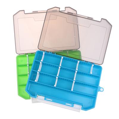 Single Layer Fishing Gear Box Portable Lure Box Fake Bait Soft Bait Box Accessories Box Supplies Parts Storage Box Tool Box