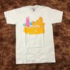 NEW Adventure Time Men Sz M Shirt Jake The Dog Finn Princess Bubblegum Mint Blue Unisex T-Shirt