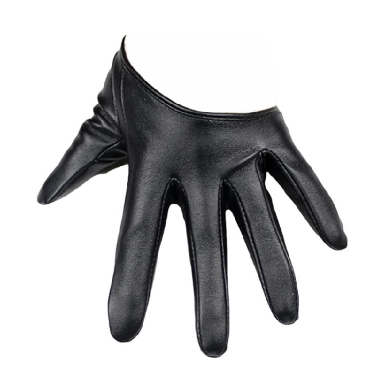 Half Hand Gloves Backless Detailing Lightweight Faux Leather Enhances Outfits For Photography Or Commuting