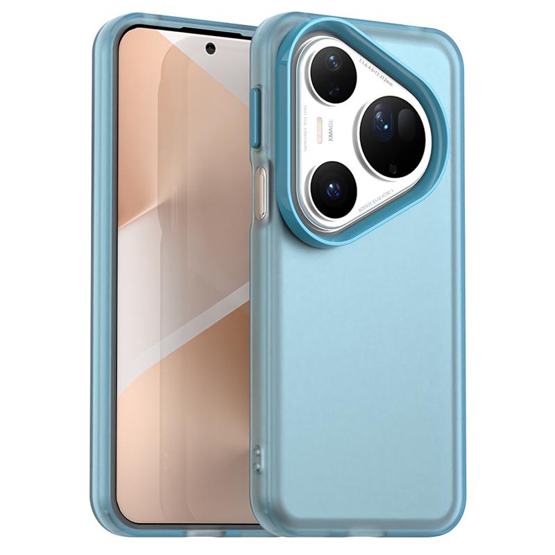 

Anti-Drop Candy Color Case For Huawei Pura 80 Ultra Matte PC Back Case Huawei Pura 80 Ultra Cover For Huawei Pura 80 Ultra Case Huawei Pura 80 синий