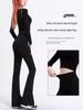 Women's Summer Ice Silk Yoga Pants - Flare, High Waist, Slim Fit