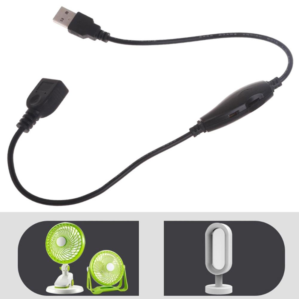 5v Charging Cable For Devices Lamp Fan Speed Controller 45CM 5V Fan Controller Adjustable Speed And Brightness
