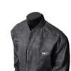 Purple Leather Men's Retro Zipper PU Work Jacket Loose